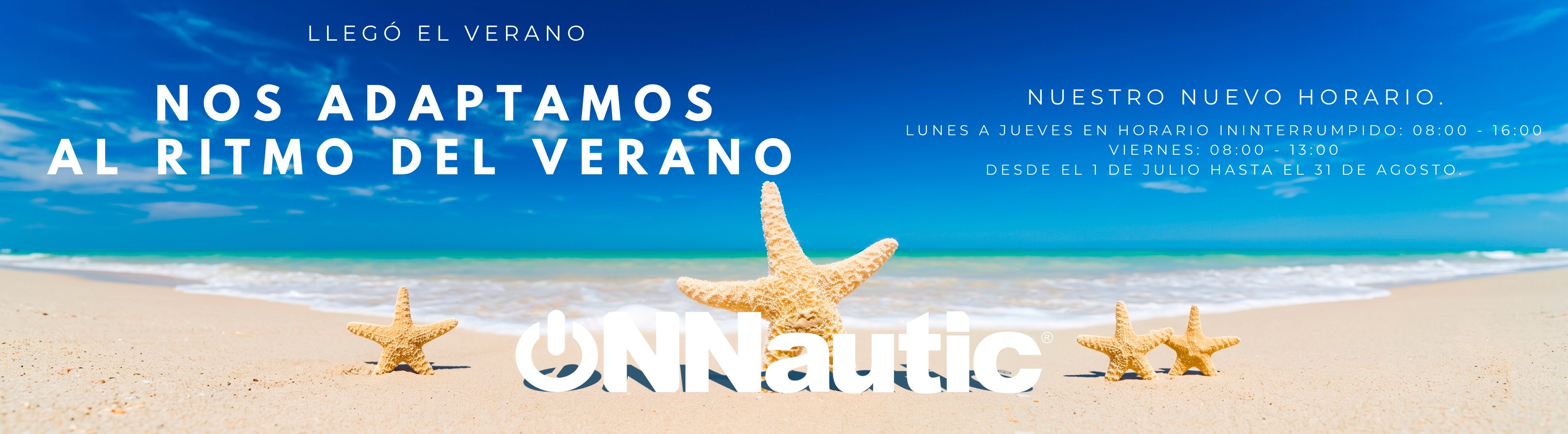 Lleg&oacute; el verano. Cambio de horario en ONNautic. 